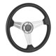 thumbnail image 3 of Volante de carreras de drifting de 350 mm/14 pulgadas, accesorio universal modificado, plateado, 3 of 14
