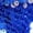 Blue, variant on Kids Girls Sequin Dance Metallic Crop Top with Skirt Jazz Latin Ballroom Performance Hot Pink 14
