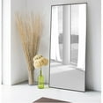 thumbnail image 3 of 47"*22" Full Length Body Mirror Floor Hanging Mirror for Bedroom Dorm Room Black, 3 of 6