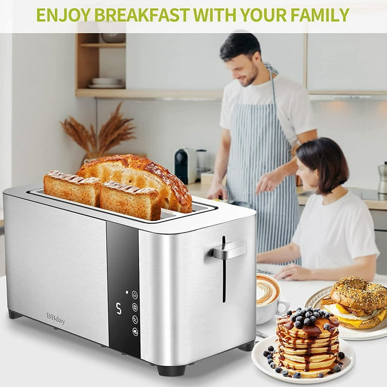 Breville Curve 4-Slice Toaster with High Lift and Wide Slots, White &  Chrome 5011773055239 on eBid United States