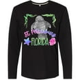 thumbnail image 3 of Inktastic St. Petersburg Florida Cute Swimming Manatee Long Sleeve T-Shirt, 3 of 5
