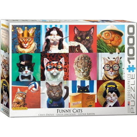 UPC: 0628136655224 | Cat Portraits by Lucia Heffernan 1000 Pc