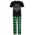 thumbnail image 6 of Ihaphap Family Christmas Matching Pajamas Proud Member Of The Anughty List 2025 Black Short Top and Green Plaids Family Matching Pajamas Set, 9-10Y-Kid, 6 of 6
