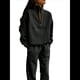 thumbnail image 3 of Conjunto Deportivo de 2 Piezas para Mujer: Sudadera de con Media Cremallera y Pantalón de Chándal Negro XL, 3 of 8