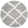 thumbnail image 5 of SAFAVIEH Dallas Logan Geometric Shag Runner Rug, Grey/Ivory, 2'3" x 8', 5 of 10