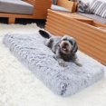 thumbnail image 4 of Mistaha Cozy Memory Foam Pet Bed for Deep Sleep and Comfortable Rest - Gray-White, Size L, 4 of 6