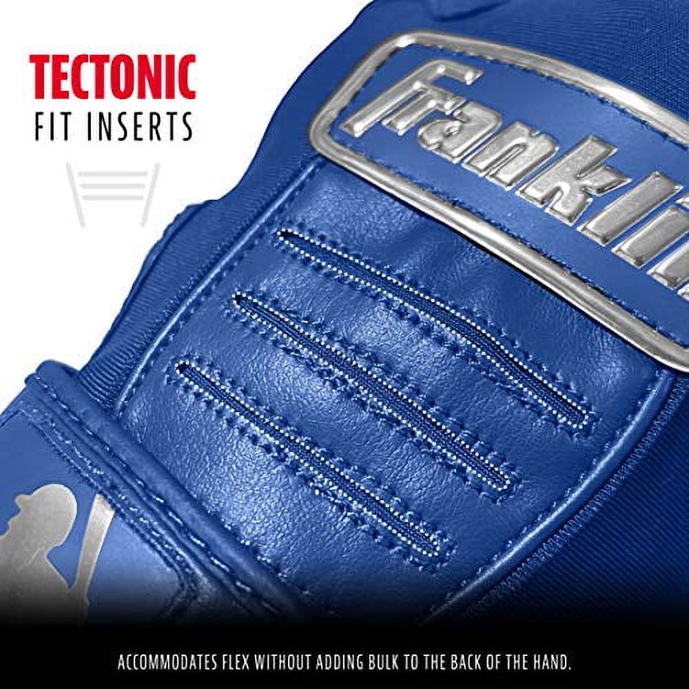 Gants De Baseball Franklin Sports CFX Pro Pour Enfant, Taille L, Bleu Royal, Neufs