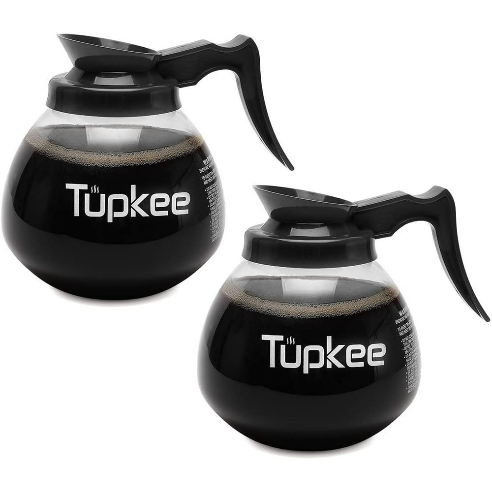 Tupkee Glass Replacement Coffee Pot SHATTERRESISTANT Commercial