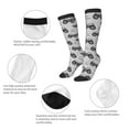thumbnail image 6 of Balery Gray Tractor Fun Novelty Socks Men'S Women'S Crew Socks Funny Crazy Novelty Socks Quirky And Cool Socks, 6 of 9