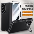 thumbnail image 7 of TECH CIRCLE for Samsung Galaxy Z Fold 6 Case Built-in Screen Protector,PU Leather Texture Full Protection Kickstand Case with Spring Hinge Protection for Samsung Galaxy Z Fold 6 7.6" 2024, Black, 7 of 7