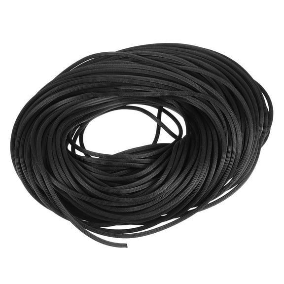 Uxcell Screen Spline, 0.09"x100FT Round Window Screen Repair Retainer Spline for Door Window Screen Replacement, Black