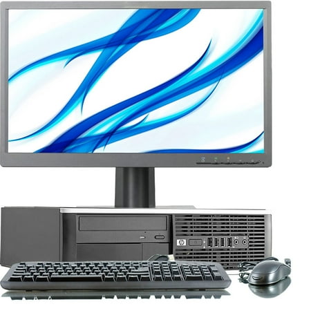 Refurbished HP Pro 6300 3.3GHz DC i3 4GB 500GB DVD Win 10 Pro 64 SFF Computer+22" LCD