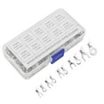 thumbnail image 1 of Ring Terminal Connectors, 320Pcs Wire Terminal Kit Ring Terminals Non Insulated  For Automotive Circuits, 1 of 8