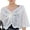 White, variant on Crochet Shawl Wrap False Collar for Women Shoulder Coverage Layering Neckwear For Dress Shirt All Matching Accessories