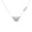 10K White Gold, variant on Fine Jewelry Sterling Silver Lab-Grown Diamond Butterfly Pendant for Women with Silver Cable Chain Necklace (1/2 cttw, VS1 Clarity, D-F Color) 18inch