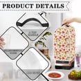 thumbnail image 4 of HELLHERO Hedgehog Maple Leaf Blender Dust Cover 1Set Polyester 15.94"H x 9.45"L x 7.28"W for Kitchen Durable, 4 of 6