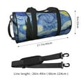 thumbnail image 4 of Easygdp The Starry Night Travel Bag, Camping, Weekend, Carry On Overnight Duffel Bag with Shoulder Strap, 4 of 8