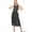 ASH GREY, variant on "Women's Round Neck Sleeveless A-Line Ruffle Tiered Midi Casual Dress (ASH MOCHA, S)"