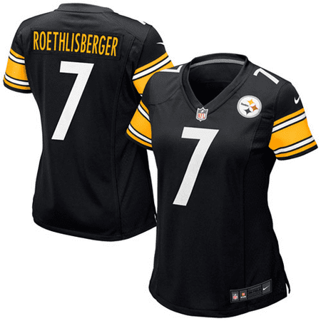 Hand Signed Steelers Jersey - Ben Roethlisberger Pittsburgh Steelers Nike Women's Game Jersey - Black