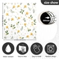thumbnail image 3 of IAUYY Magnetic Decorative -23x26 Inch,Removable DIY Art for Dishwasher Refrigerator and Other Metal Surfaces,Greenish Small Spots and Orange, 3 of 6