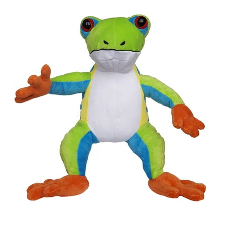 - cuddly soft 16 inch stuffed tree frog - we stuff 'em...you love 'em!