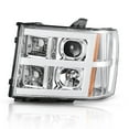 thumbnail image 3 of RVNI LED TUBE Projector Headlights For 2007-2013 GMC Sierra 1500 2500 3500 Headlamps, 3 of 6