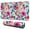 Pioneer Flower Floral-1, variant on Long Mouse Pads for Desk,Pioneer Flower Floral Print Pattern Desk Mats on Top Of Desks, Desk Mouse Pad Extra Large with 3mm Non-Slip Base and Stitched Edge for Gaming,Office,Work,Home 31.5"x11.8"