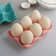 thumbnail image 5 of Ceramic Egg Holder 6 Cups Porcelain Egg Tray Set Kitchen Restaurant Fridge Storage Decorative Access, 5 of 5