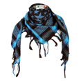 thumbnail image 1 of Tapp collections Premium Star Pattern Shemagh Head Neck Scarf - Turquoise BlueBlack, 1 of 4