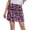 Black Colorful Print, variant on 20" Knee Length Skorts Wide Waist Long Athletic Tennis Golf Skirt with Pockets