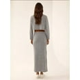 thumbnail image 5 of Low Waist Knitted Bodycon Maxi Skirt, 5 of 6
