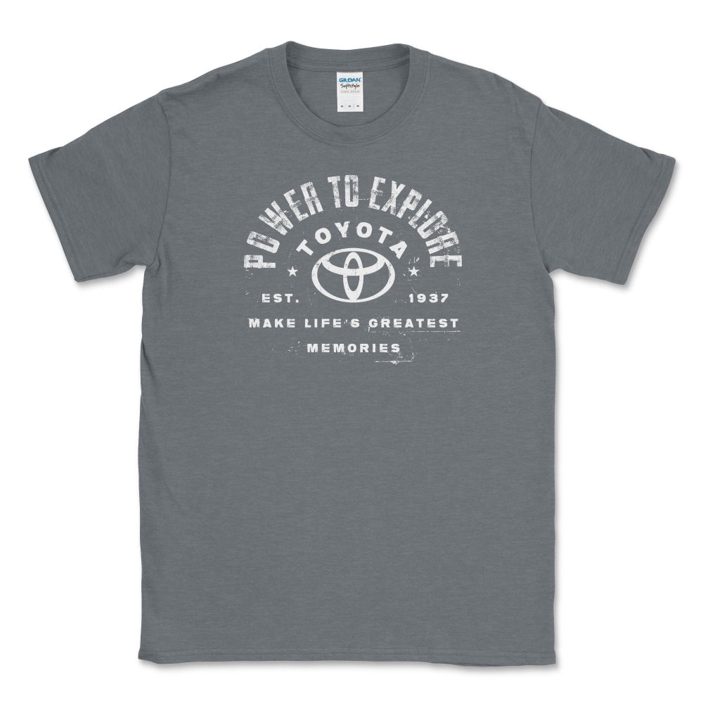 Toyota T-shirt-Power to Explore Off Road Adventures