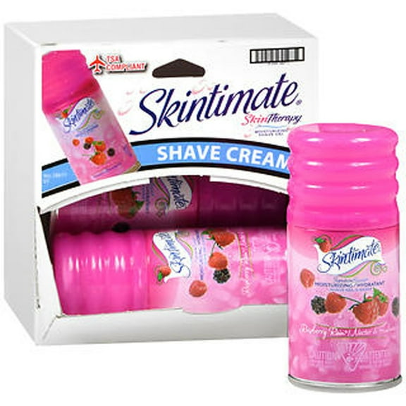 Skintimate Signature Scents Shave Gel Raspberry Rain - 2.75 oz Tray of 4
