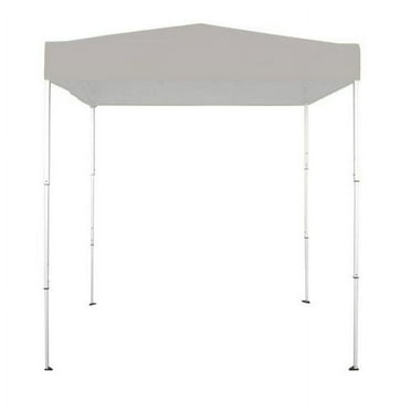 Garden Winds Custom Fit Replacement Canopy Top Cover Compatible with The Sunnyglade 6' X 4' Pop Up Canopy Tent  - Upgraded Performance RipLock 350 Fabric - Slate Gray