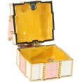 thumbnail image 2 of Mini Enamel Rhinestone Bow Jewelry Box Bow Hinged Jewelry Box Glitter Jewelry Box Mini Figurine Ring Box (Pink), 2 of 5
