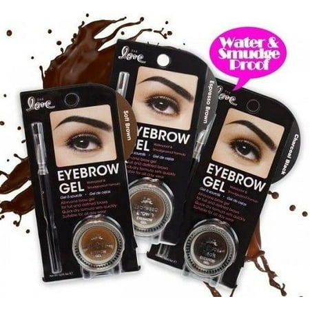 LWS LA Wholesale Store  2nd LOVE All in One Smudge Proof Waterproof Eyebrow Gel With Brush (Soft