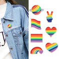 thumbnail image 3 of LGBTQ+ FLAG PIN BADGE Pride Asexual Transgender NonBinary Pansexual 2024 New T2F4, 3 of 9