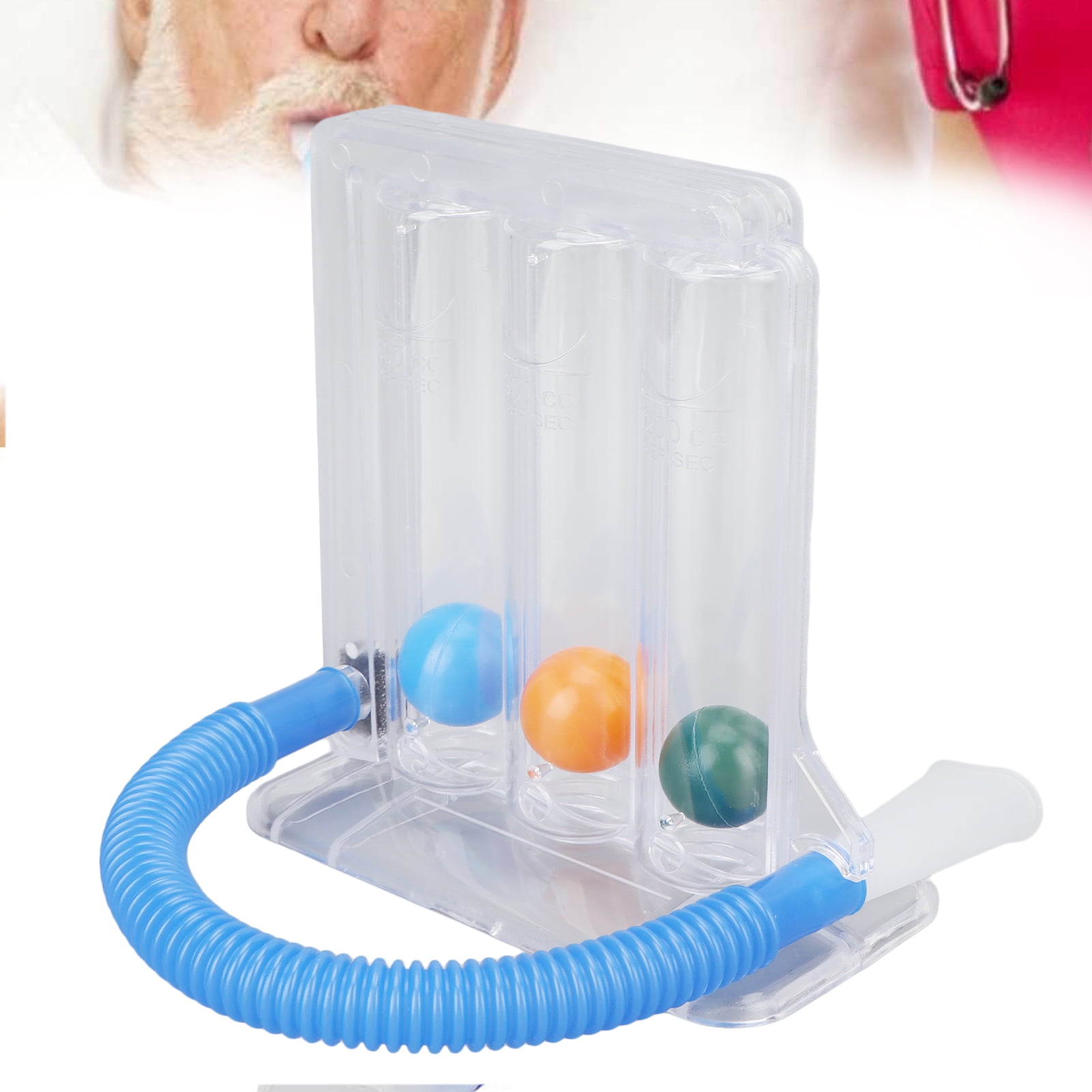 FAGINEY Deep Breathing Exerciser,Blowing Ball Breathing Exerciser 3