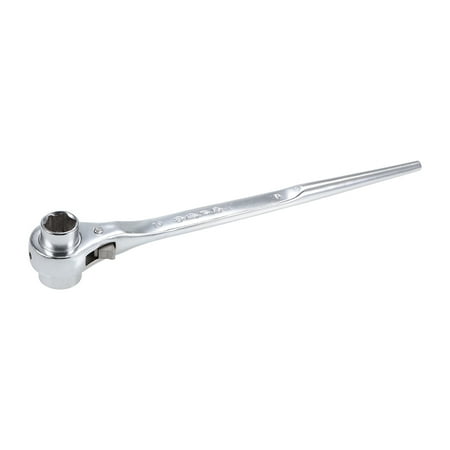 

Uxcell Hexagon Scaffold Ratchet Spanner Ratcheting Socket Wrench 19x22mm Silver