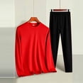 thumbnail image 4 of XRoczxe Men’s Thermal Underwear Set, Soft Fleece‑Lined Long Johns Winter Warm Base Layer Top & Pants, 4 of 6