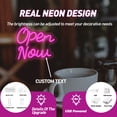 thumbnail image 4 of UPONRAY Two Lines Custom Neon Signs, Customizable USB-Powered & Dimmable LED Neon Light, Stylish Wall Decor for Bedroom, Home, Lover, Friend, Cool White, 16 inch, 4 of 8