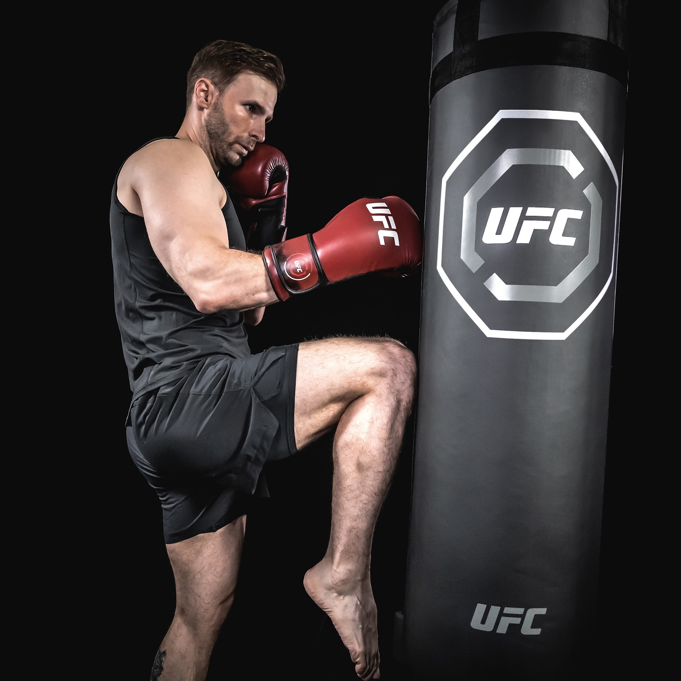 UFC Octagon Lava Boxing Gloves - 10oz, Red - Engineered for Blazing Intensity - Perfect for MMA, Boxing, Kickboxing, & Fitness Enthusiasts Aiming for Explosive Speed & Power
