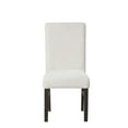 thumbnail image 6 of New Classic Furniture High Line Wood Dining Chair in White (Set of 2), 6 of 8