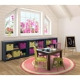 thumbnail image 3 of Ripples 5'4" Round Area Rug In Color Pretty Pink, 3 of 4
