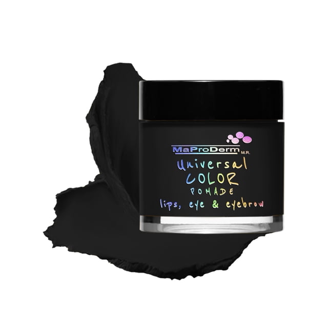 Universal Color Pomade 99 Black Maproderm. Aplicarlo como sombra, delineador para ojos, cejas, labial y rubor