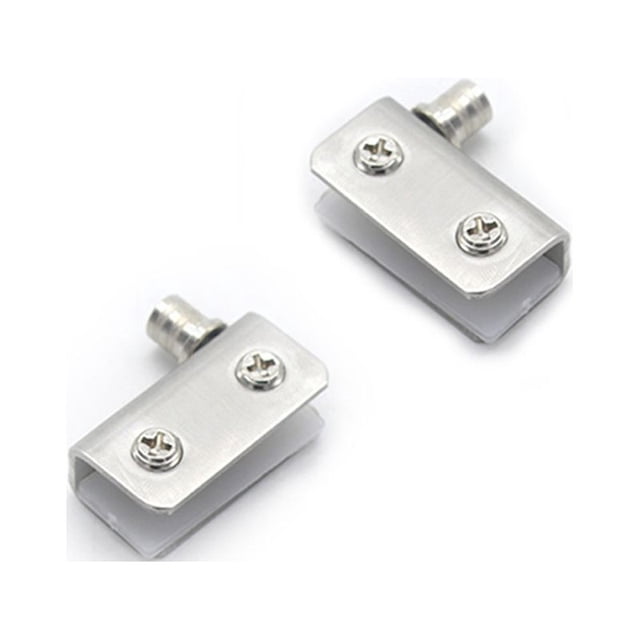 Bisagras para puerta de vidrio Starlight acero inoxidable 5-8 mm paquete de 4