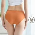 thumbnail image 7 of Cqxid525 Summer clearance sale! Womens Underwear Cotton Hipster Panties Women's Breathable No Show Stretch Ice Silk Underwear Bikini Underwear Briefs Soft Strech Ladies Breathable, 7 of 7
