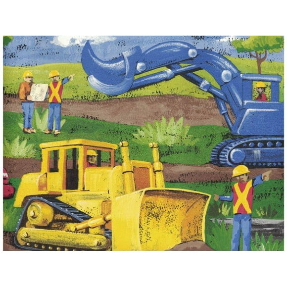 Construction Vehicles Wallpaper Border MN5032