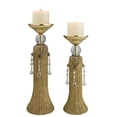 thumbnail image 2 of OK Lighting Auric Twists Candleholder Set, 16.0", 2 of 3