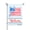 Color 1, variant on AMHNF Happy Birthday America Patriotic Garden Flag With American Flags Roses And Flowers For Home Outdoor Garden Yard Decor 12x18 inch